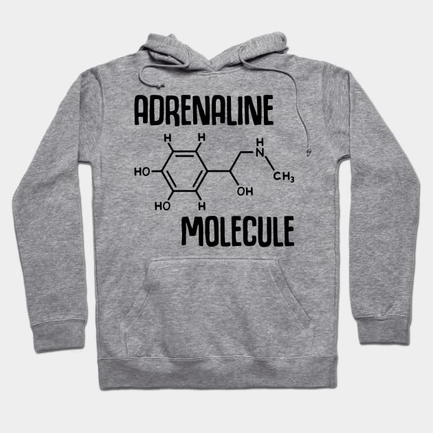 Adrenaline Molecule Hoodie by TaansCreation 